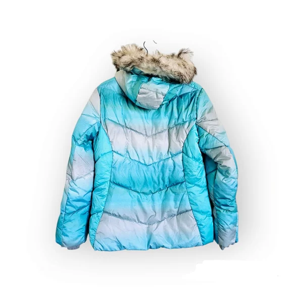ZeroXposur Girls Puffer Jacket with Faux Fur Trim Size 16 - Picture 2 of 8
